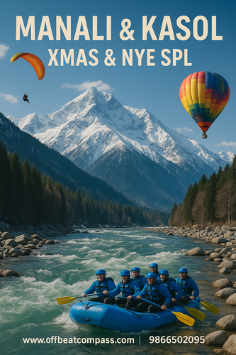 Xmas & NYE SPL : MANALI & KASOL-GROUP TOUR